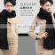 China factory wholesale knitted real mink fur scarf for women