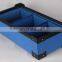Practical quality blue esd plastic corrugated sheet box with Aluminum alloy corners