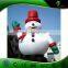 Big inflatable Snowman For Christmas / Outdoor Giant Inflatable Snowman
