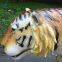 Outdoor Playground Attractive Artificial Animatronic Tiger In Other Amusement Park