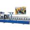 Hot sale cold glue wooden skirting line Profile wrapping pvc machine