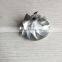 GT15-25 436131-0019 36.78/52.19mm 6+6 Blades Performance Milling/aluminum 2618/billet Compressor Wheel for 709836/727461/709835
