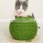 Eco-friendly cute green pet toy cat scratcher/scratching ball shaped toy