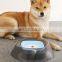 Floating Cat Dog Bowl Food Grade PP Pets Feeder Bowl Water Dispenser Neck Protection