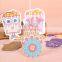 polyester felt car air freshener with opp bag