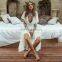 New Long Beach Dress Cotton Lace Beach Cover up Pareos de Playa Mujer Bikini Cover up Saida de Praia Swimsuit Cover up