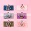 Baby Soft Nylon headband with flower Girl Solid patchwork headwear 6colors