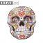 Fashionable Irregular Large 100% Cotton Microfiber Custom Beach Towel With Digital Skull Pattern