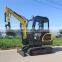 2.5 ton new prices Chinese Small Digger Cheap Mini Excavator hydraulic price For Private Garden Hydraulic Crawler
