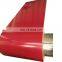 0.22 mm Thick Red Color Color Coated Galvanized Steel Coils PPGI Coils