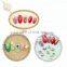 Fashionable Mini Metal Round Oval Photo Frame For Decoration Nail Art Work Display