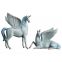Creative Style Blue Pink White Myth Resin Unicorn Table Decoration Colorful Pegasus Sets Craft Ornaments For Home Decor