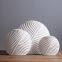 Tree Leaf Nordic Style Large White Green Ceramic Vase Art Decoration For Showroom Living Room