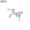 cheap price plastic double handle bathroom faucet