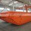 amphibious excavator pontoon