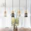 Tonghua 2021 Wood Ceiling Rose Short Tube Shaped Gu10 LED  Warm White Home Decor Pendant Lamp Indoor