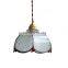 CE Silver Glass Pendant Hanging Light Home Restaurant Modern Lamp Chanderlie