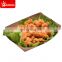 China company Kraft food paper tray disposable
