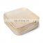 Disposable wooden plates biodegradable areca palm leaf plates for wedding party events