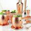Hot Sale Popular Hammer Moscow Mule Mug Cup Cocktail Wine Beer Copper Coating Mule Mug Outdoor Portable Travel Cup