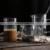 3 Piece Transparent Milk Round Calibrated Measuring Hot Liquid Glass Measurement Cup
