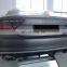 Диффузор RS7 с выхлопной трубой для Audi A7 Ordinary Edition для дооснастки до Audi A7 RS line. Высококачественный задний бамперный диффузор 2016 - 2018 годов