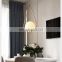 Modern Acrylic Ball Pendant Lamp Gold Pendant Light Home Lighting Fixture