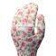 Beauty Flower Printed Nitrile Women Housework Cleaning Breathable Gloves Hand protection Garden Glove