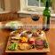 100% Biodegradable Custom Natural Platter Board Bamboo Wooden Chopping Cheese Charcuterie Boards
