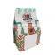 250g wholesale custom printed stand up pouch with valve / zipper flat  bottom coffee packaging bag