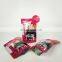 12 ml custom printing three-side sealed special shaped spout pouch for hair conditioner packaging