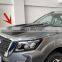 MAICTOP Car 4x4 Accessories ABS передний капот двигателя, вентиляционная решетка капота для Navara np300 2021 Защитное покрытие капота