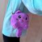 019Wholesale Plush Bag Cute Cat shape bag Soft pink shoulder bag for kids