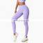 High Waist Yoga Fitness Leggings Tik Tok Butt Lifting Sports Pants With Side Pockets