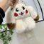 024Fur bag Cute bunny one shoulder cross bag plush bag children's wholesale schoolbag