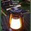 Retro Rechargeable Solar Camping Light Outdoor Camping Tent Light Portable Wall Mounted Poleless Dimming Atmosphere Horse Light