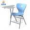 JS College Plastic School Training Chair With Writing Pad for Students