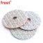 4-Inch Flexible Polishing Pads 3-Step Process for Stone Finishing