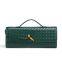Trendy Messenger Bag With Single Strap – Solid Color Vintage Leather for Shopping And Travel