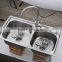 304 Stainless Steel Double Bowl Kitchen Sink