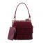 Wine red lady handbag bag shoulder bags leather tassel fashion handbags