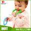 4 Funny Colorful And BPA Free Silicone Sensory Teething Baby Teether Ring Toys,Soothing Pain Relief And Drool Proof Infant Toys