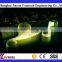 Outdoor large scale gas explosion fountain project with music and led light in the lake
