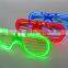 Flashing light up glasses LED plastic glasses
