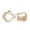 Earring, Fashion Gold Jewelry Crystal Zircon Stunning Brass Earring, Earring Jewelry Wholesale P9287