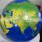 Inflatable teaching globe ball