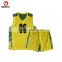 Fashion 100% Polyester Sublimation Basketball Uniform Design