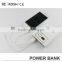 Famous brand GLC 10000mah led torch light portable power bank