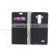 Genuine PU Wallet Stand With Credit Card Slots Flip Leather Phone Case Cover For LG G4