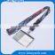 Wholesale polyester neck lanyard with id card holder